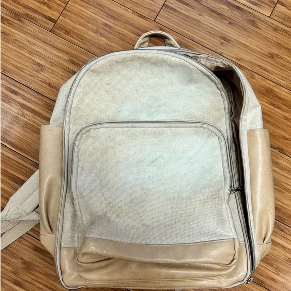 BEIS Travel Backpack in Beige - Picture 2 of 7